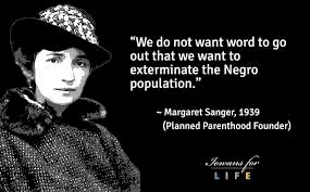 Why not the statue of Margaret Sanger?