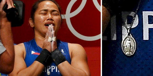 HIDILYN DIAZ – médaille d’or, met la médaille miraculeuse sur le podium !